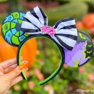 Disney Parks Nightmare Before Christmas Glow In the Dark Ears